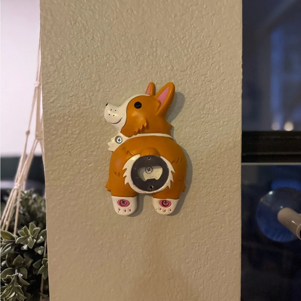 Corgi Bottle Opener - box and screws all included